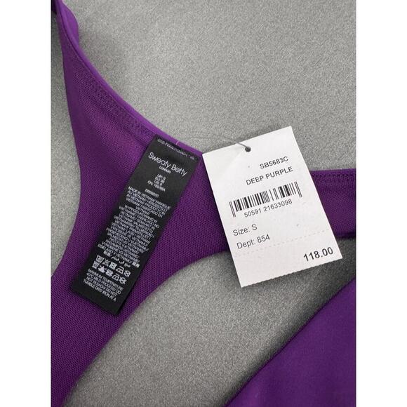 Sweaty Betty Purple Sleeveless Lavender Panels Racerback Workout Dress UK 8 US 6 - Picture 5 of 10